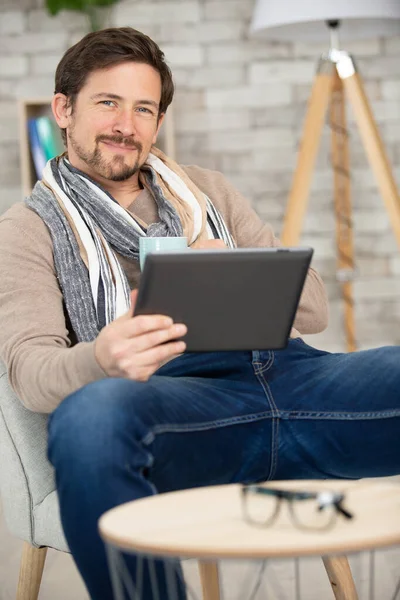 Tecnologia Estilo Vida Conceito Ensino Distância — Fotografia de Stock