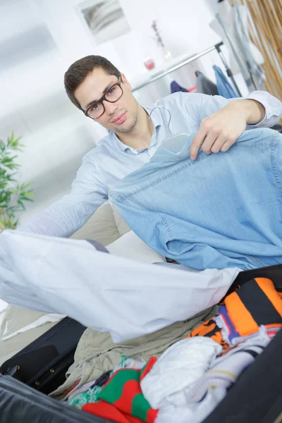 Packing Suitcase Trip — Stock Photo, Image