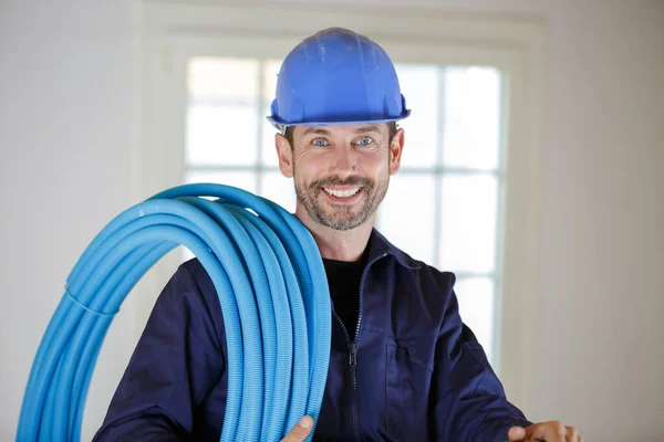 Portrait Handsome Repairman — Stock Photo, Image