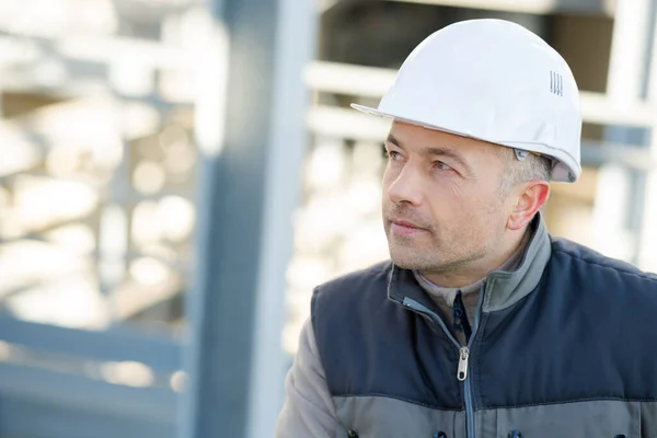 Werknemer Een Cementfabriek — Stockfoto