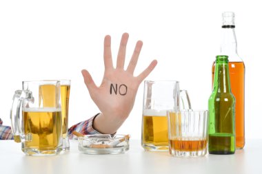 Woman suffering from alcoholism clipart