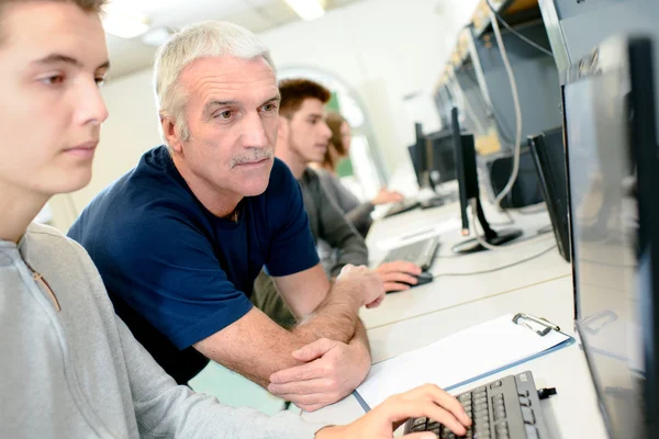 Classe de computador — Fotografia de Stock