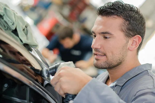 Buffer van een klant auto — Stockfoto