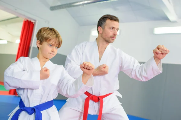 Learning a martial art — Stock Photo, Image