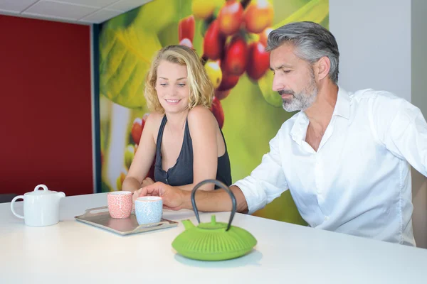 Having a break and two — Stock Photo, Image