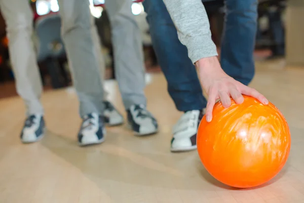 Bowlingball und schließen — Stockfoto