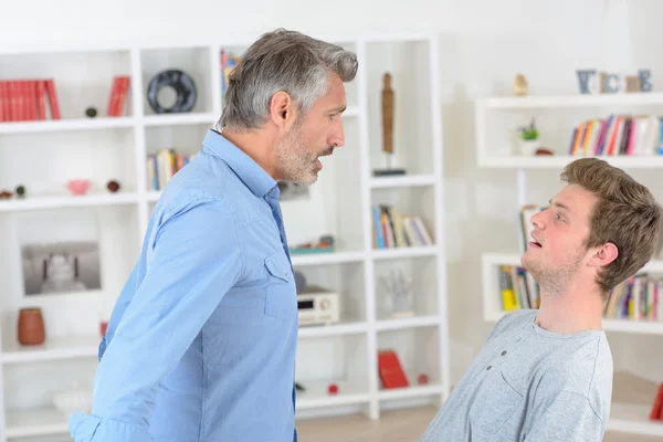 Father and son having argument — Stock Photo, Image
