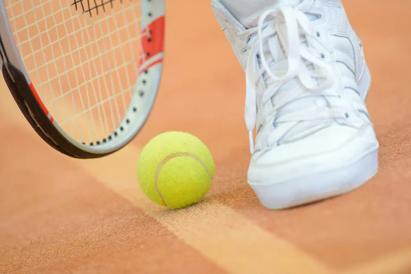 Γραμμή μπάλα και τένις — Φωτογραφία Αρχείου