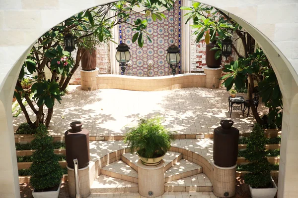 Moroccan style courtyards — Stock Photo, Image