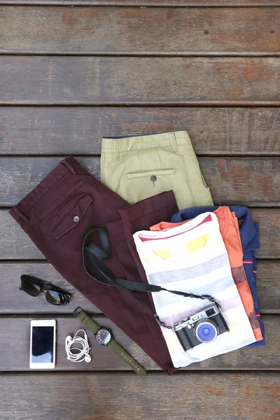 Essentials moderne mens kit — Stockfoto