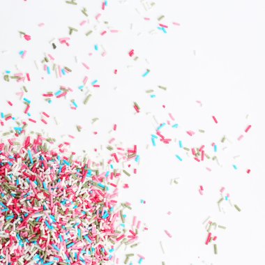 renkli sprinkles. arka planı olarak kullanılmak üzere.