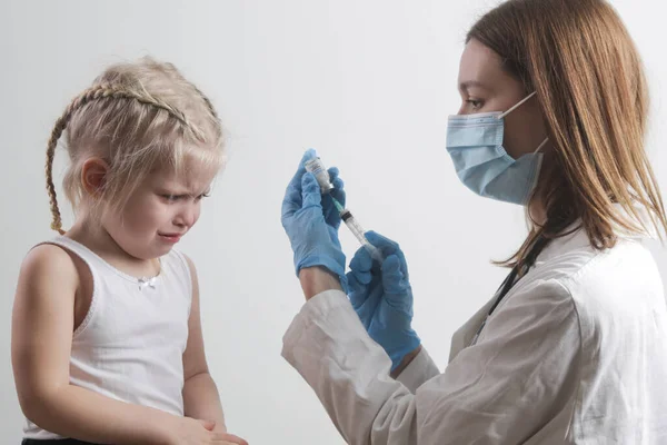 Kindervaccinatie Gezondheidszorg Medisch Concept Immunisatieprogramma Tegen Infectieziekten — Stockfoto