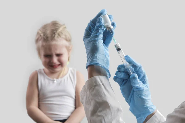 Szczepienie Dzieci Opieka Zdrowotna Koncepcja Medyczna Program Szczepień Przeciwko Chorobom — Zdjęcie stockowe