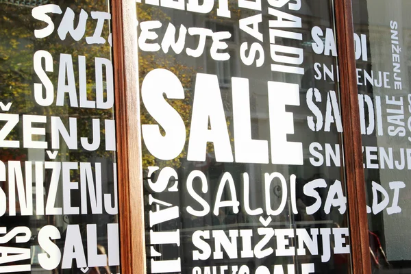 Satılık işaretler - konsept alışveriş