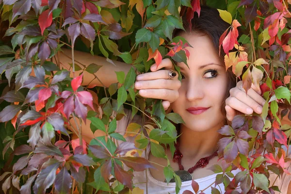 Autumn queen — Stock Photo, Image