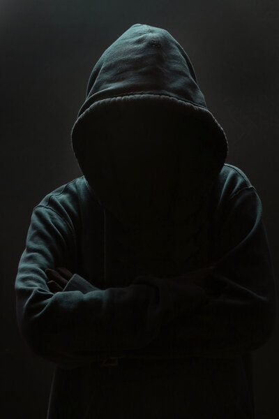 認識できない人 — ストック写真