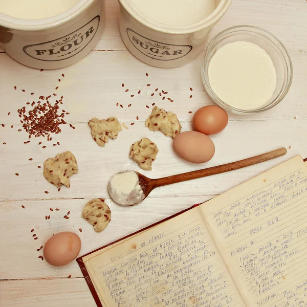 Hacer galletas — Foto de Stock