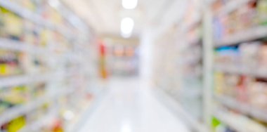 Bulanık arka plan, alışveriş merkezi arka planda bulanık bakkal süpermarket, iş konsepti