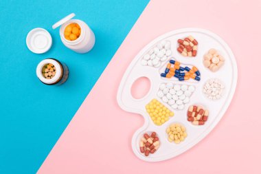 İlaç Endüstrisi ve İlaç Ürünleri - Farklı Renkli Haplar