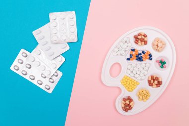 İlaç Endüstrisi ve İlaç Ürünleri - Farklı Renkli Haplar