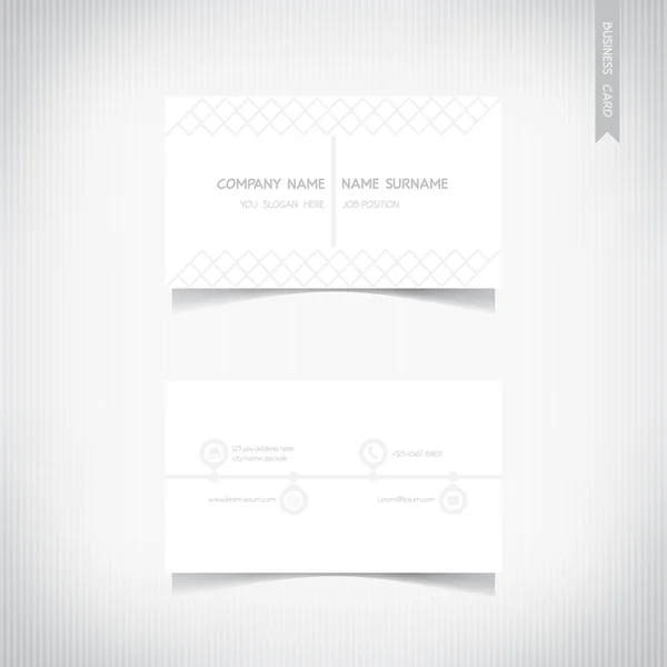 Business card template set, vector eps10 — Stock Vector