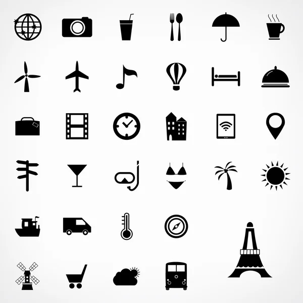 Set von Reise-Icons Design, Vektorillustration. — Stockvektor