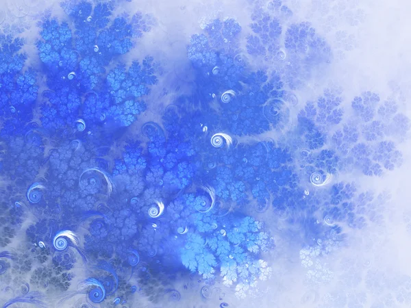 Αφηρημένη φτερωτός fractal σύννεφα, ψηφιακά έργα τέχνης για δημιουργική Γραφιστικής — Φωτογραφία Αρχείου