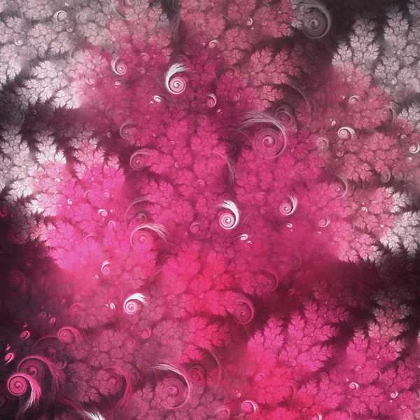Gałęzie drzewa fioletowy fraktal, cyfrowych dzieł sztuki na kreatywne projektowanie graficzne — Zdjęcie stockowe