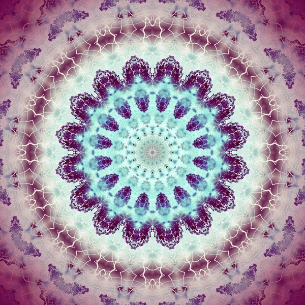 Mandala fractal abstrait, illustration numérique pour la conception graphique créative — Photo