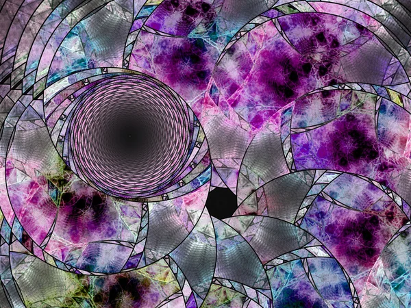 Purple and violet fractal texture, digital artwork for creative graphic design