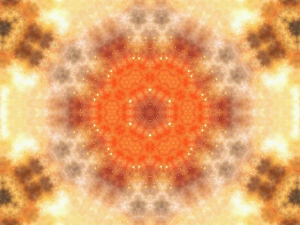 Χρυσός Ήλιος fractal μάνταλα, ψηφιακά έργα τέχνης για δημιουργική Γραφιστικής — Φωτογραφία Αρχείου