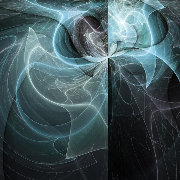Textura fractal de tormenta azul oscuro, ilustraciones digitales para un diseño gráfico creativo Fotos de stock libres de derechos