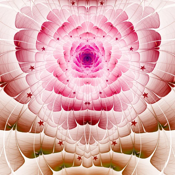 Πολύχρωμο fractal καρδιά, ημέρα του Αγίου Βαλεντίνου κίνητρο, ψηφιακά έργα τέχνης για δημιουργική Γραφιστικής — Φωτογραφία Αρχείου