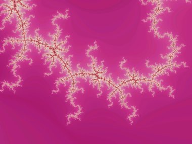 Pembe fraktal swirls, yaratıcı grafik tasarım için dijital sanat