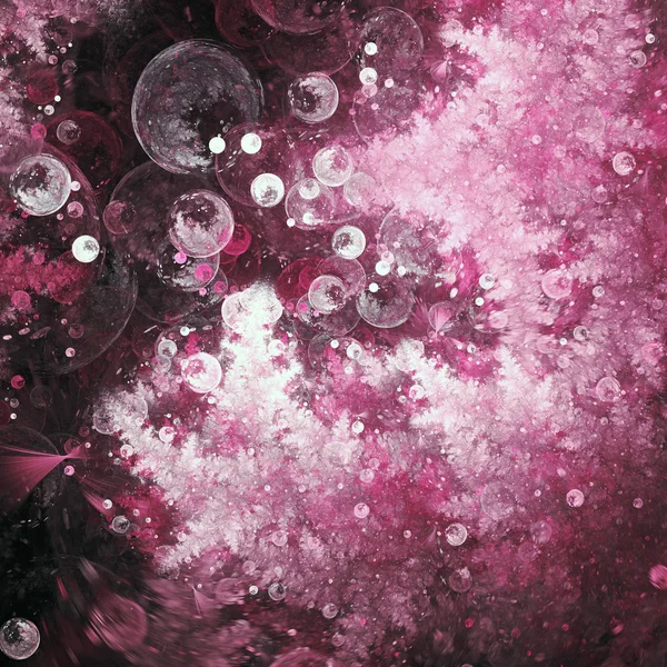 Patrón fractal rosa, obra de arte digital para el diseño gráfico creativo —  Fotos de Stock