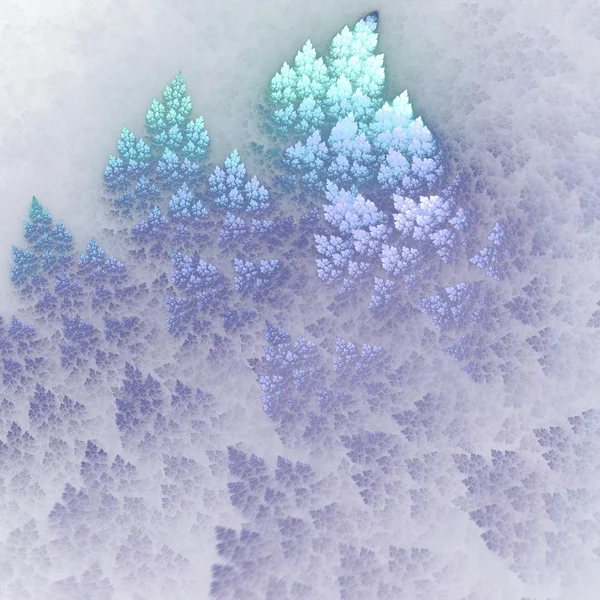 Cielo fractal abstracto con nubes, obra de arte digital para un diseño gráfico creativo — Foto de Stock
