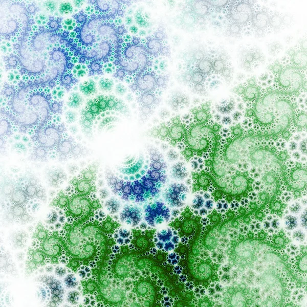 Textura swirly fractal colorida, arte digital para design gráfico criativo — Fotografia de Stock