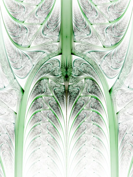 Groene abstracte fractal textuur, digitale kunst voor creatieve grafisch ontwerp — Stockfoto