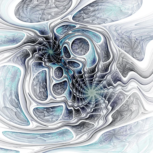 Web fractal abstracta, obra de arte digital para el diseño gráfico creativo —  Fotos de Stock