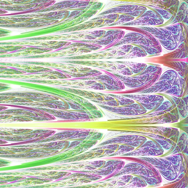 Abstract fractal rainbow, digital artwork for creative graphic design — Zdjęcie stockowe