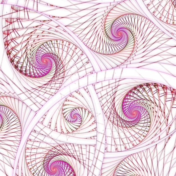 Abstracte fractal swirly patroon, digitale kunst voor creatieve grafisch ontwerp — Stockfoto
