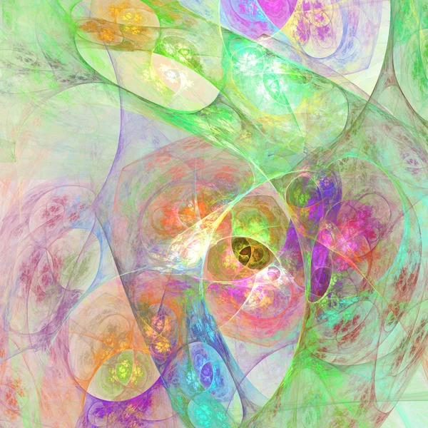 Textura fractal orgánica colorida, ilustraciones digitales para el diseño gráfico creativo Imagen de archivo