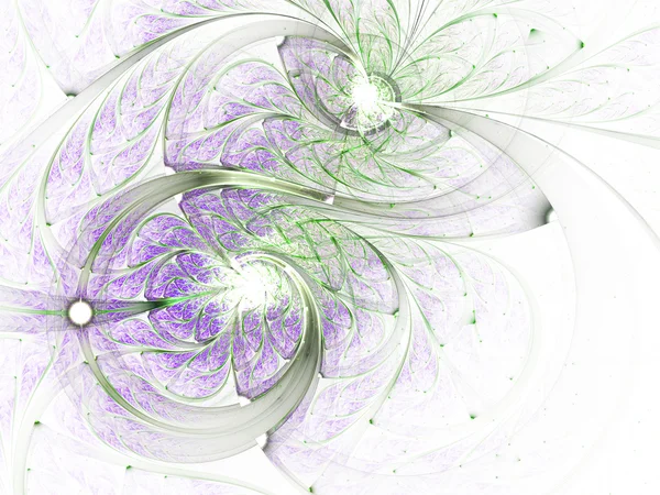 Parlak fraktal swirls, yaratıcı grafik tasarım için dijital sanat — Stok fotoğraf