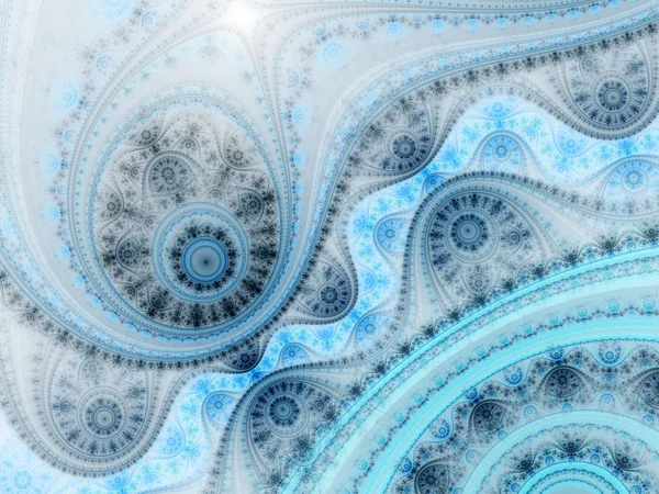 Abstracte fractal time machine, digitale kunst voor creatieve grafisch ontwerp — Stockfoto