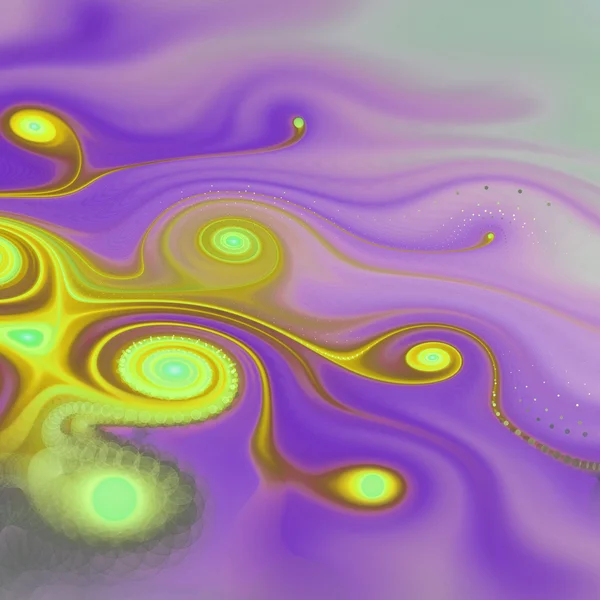 Espirales fractales abstractos, obras de arte digital para el diseño gráfico creativo — Foto de Stock