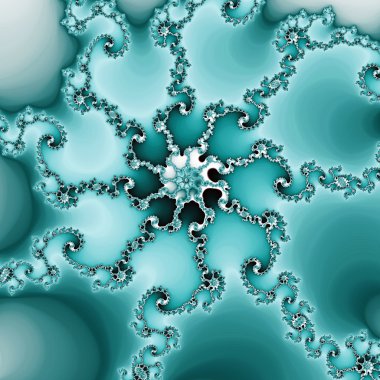 Soyut fraktal sarmal, yaratıcı grafik tasarım için dijital sanat