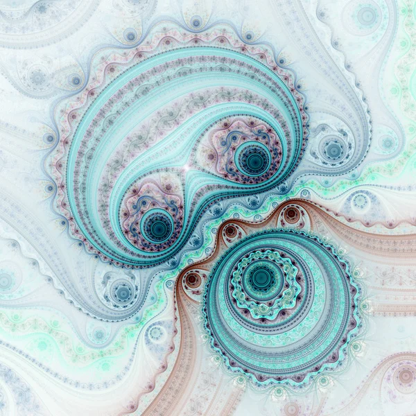 Máquina abstrata fractal colorida, obra de arte digital para design gráfico criativo — Fotografia de Stock