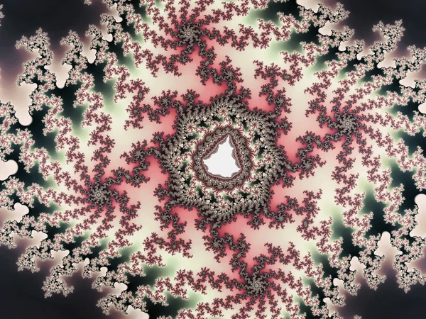 Abstract fractal mandelbrot formula, digital artwork for creative graphic design — Stock fotografie
