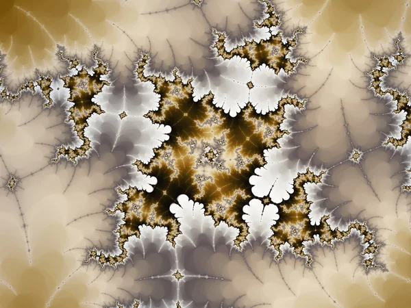 Αφηρημένη χρυσό fractal φόρμουλα, ψηφιακά έργα τέχνης για δημιουργική Γραφιστικής — Φωτογραφία Αρχείου