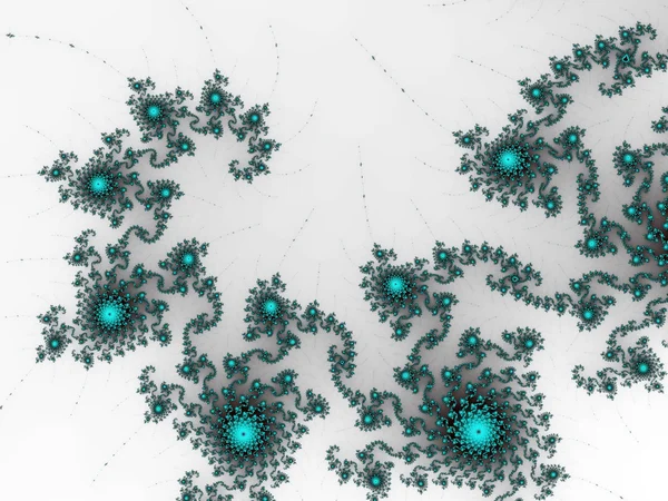 Motif fractal tourbillonnant abstrait, illustration numérique pour la conception graphique créative — Photo